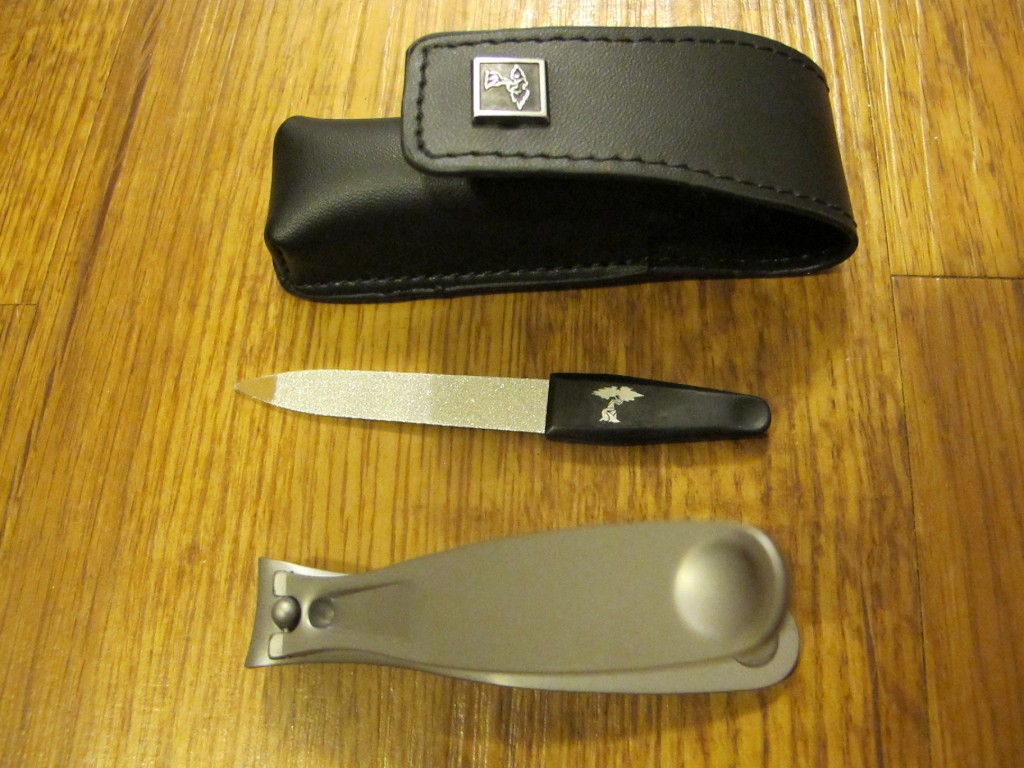 nail clippers and file