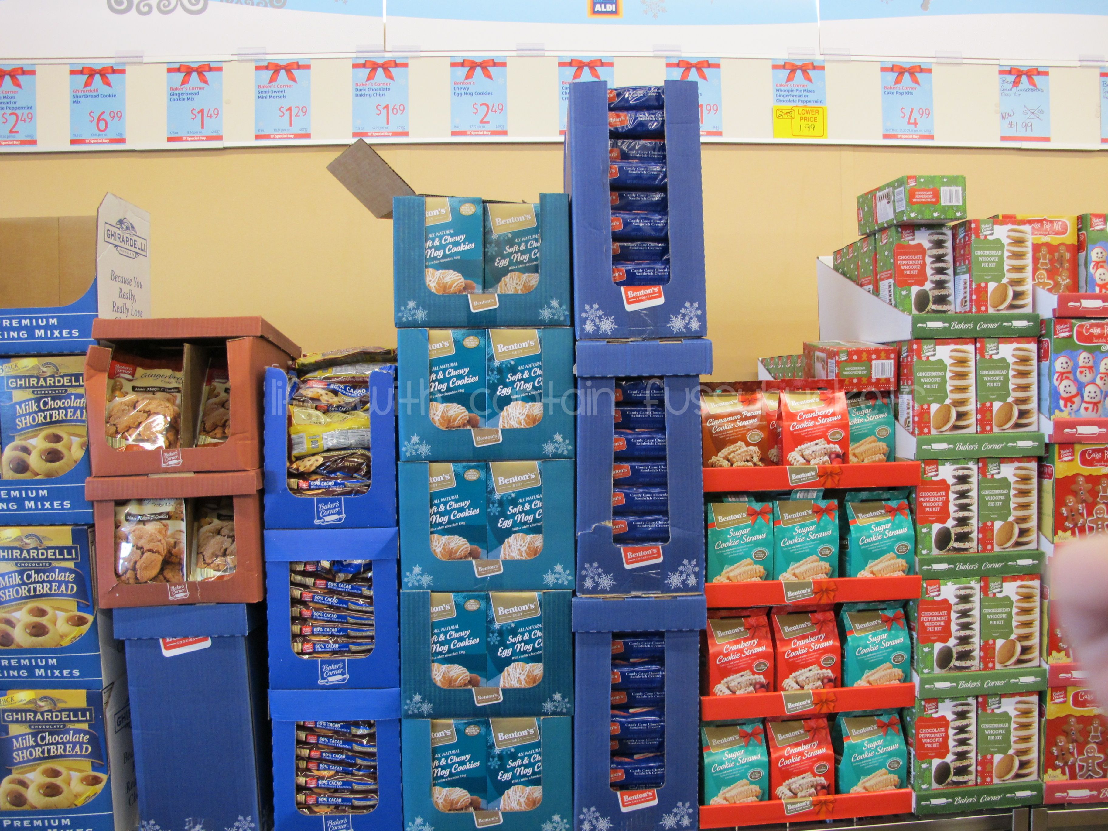 Grocery Store Holiday Displays Aldi items grocery holiday christmas