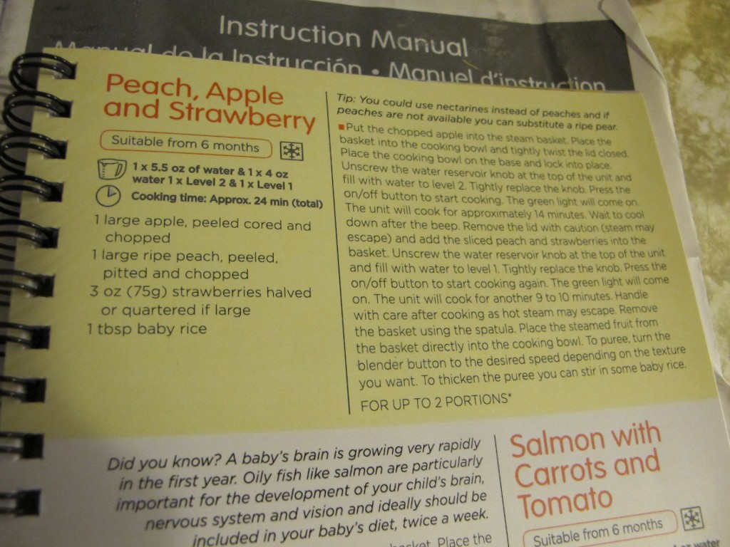 baby food recipe