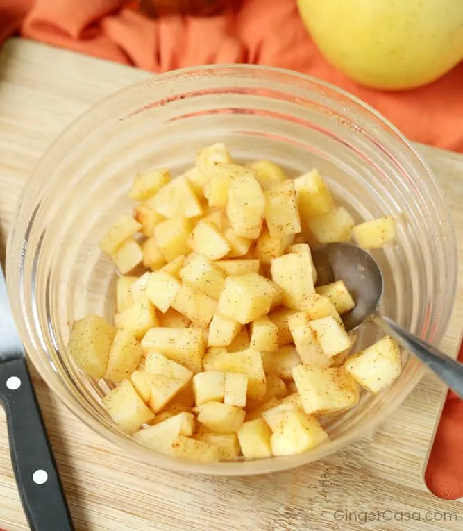 microwave cinnamon apples