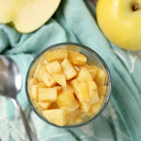 Microwave Cinnamon Apples