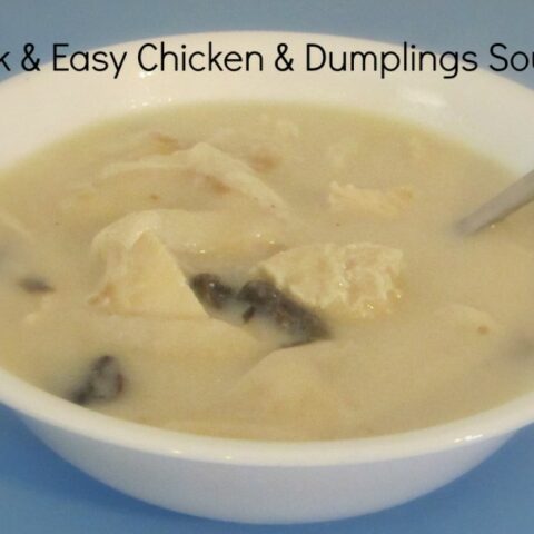 Quick and Easy Chicken and Dumplings Soup Recipe