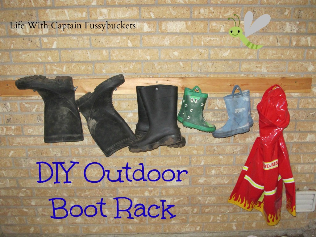 outdoor boot rack