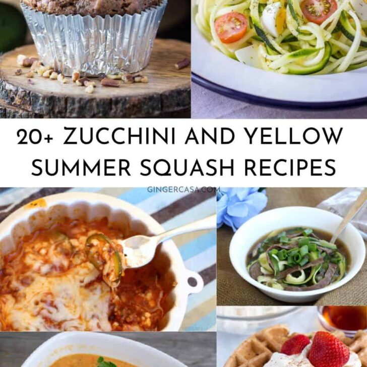 20+ Zucchini and Yellow Squash Recipes