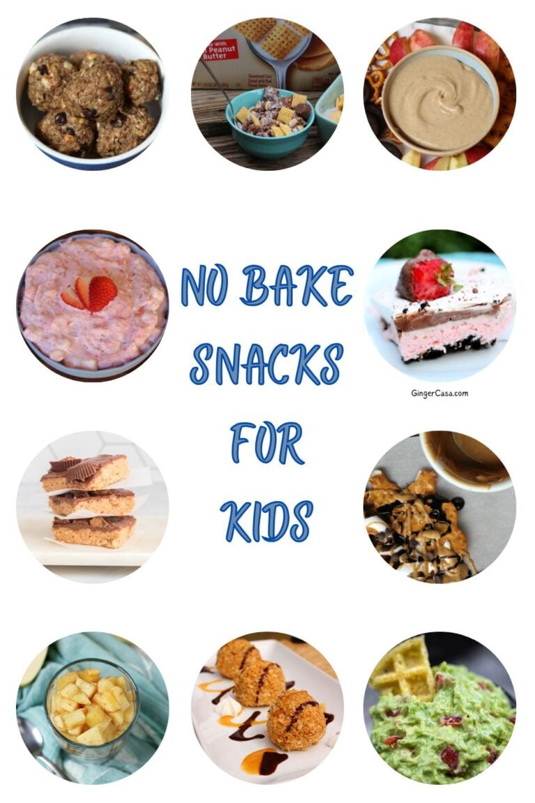 Yummy NO BAKE Snacks for Kids (and Adults!)