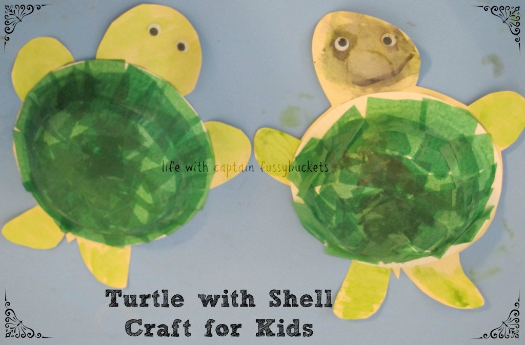 Turtle with Shell Craft for Kids