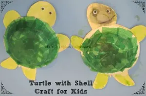 Turtle with Shell Craft for Kids