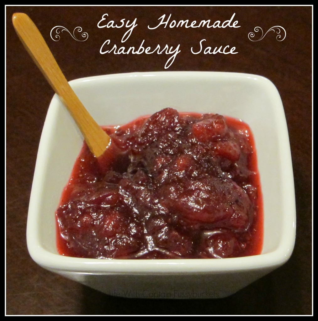 Easy Homemade Cranberry Sauce