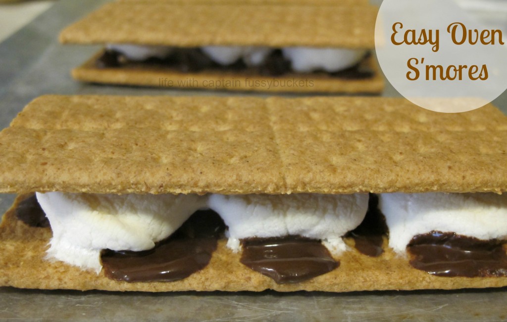 Easy Oven S'mores - Life With Captain Fussybuckets
