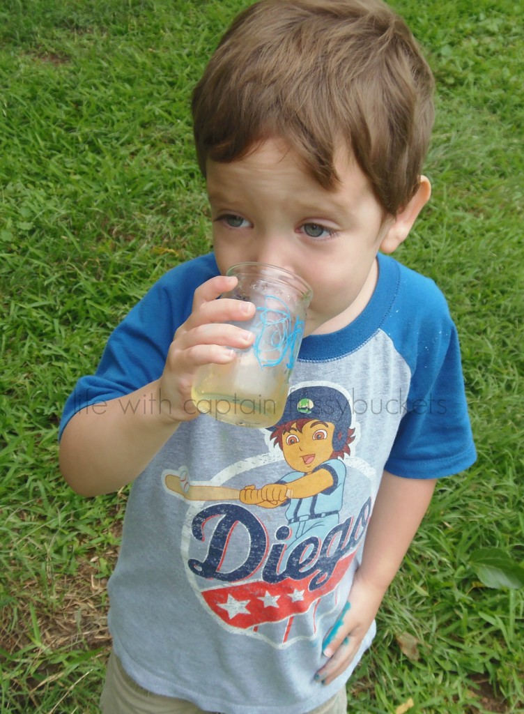 DIY Drinking Glass for Kids using Repurposed Glass Jars