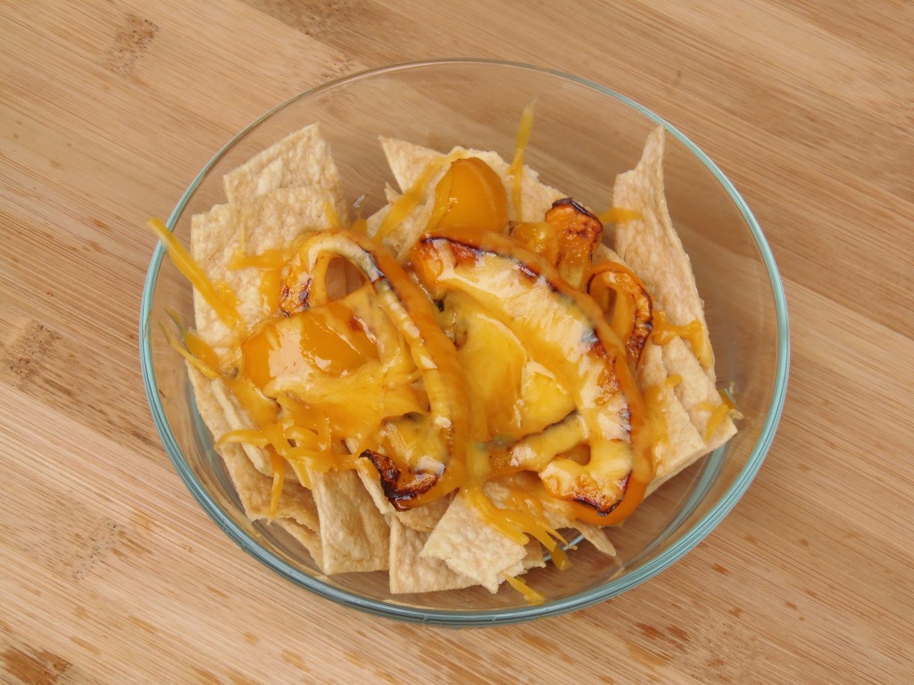 Orange Bell Pepper Nachos