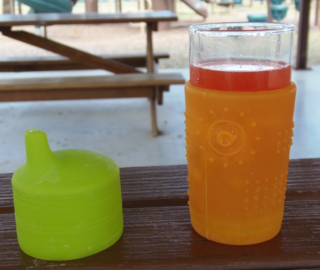 Glass Sippy Cup from Silikids