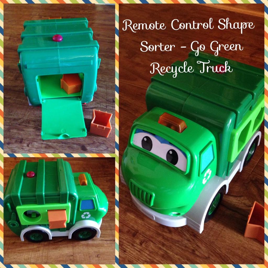 Learn to Sort with the Go Green Recycle Truck Shape Sorter
