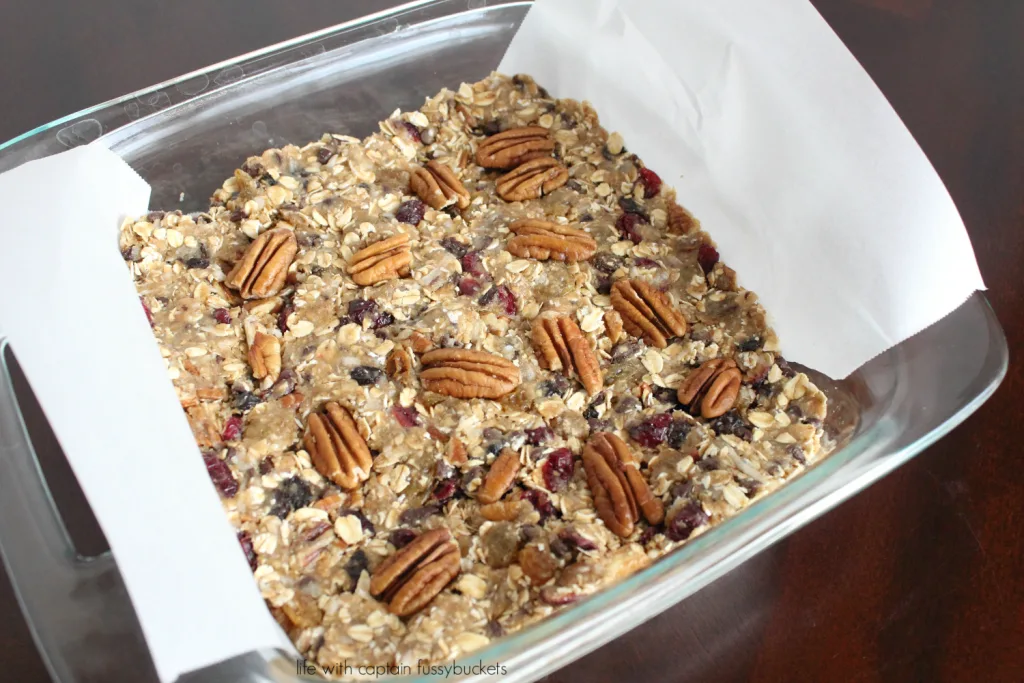 Oatmeal Cookie Fruit and Nut Bars