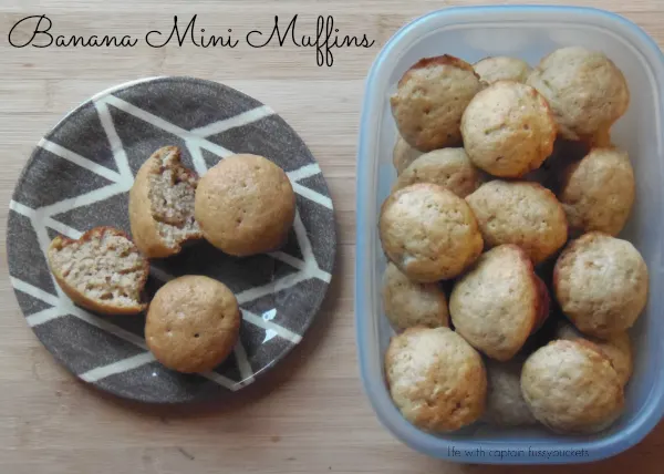 recipe for banana bread - Banana Mini Muffins