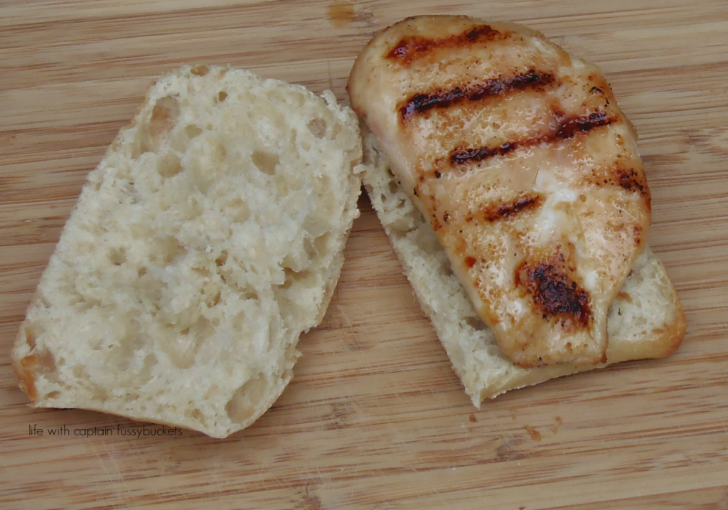 Grilled Chicken Alfredo Sandwich