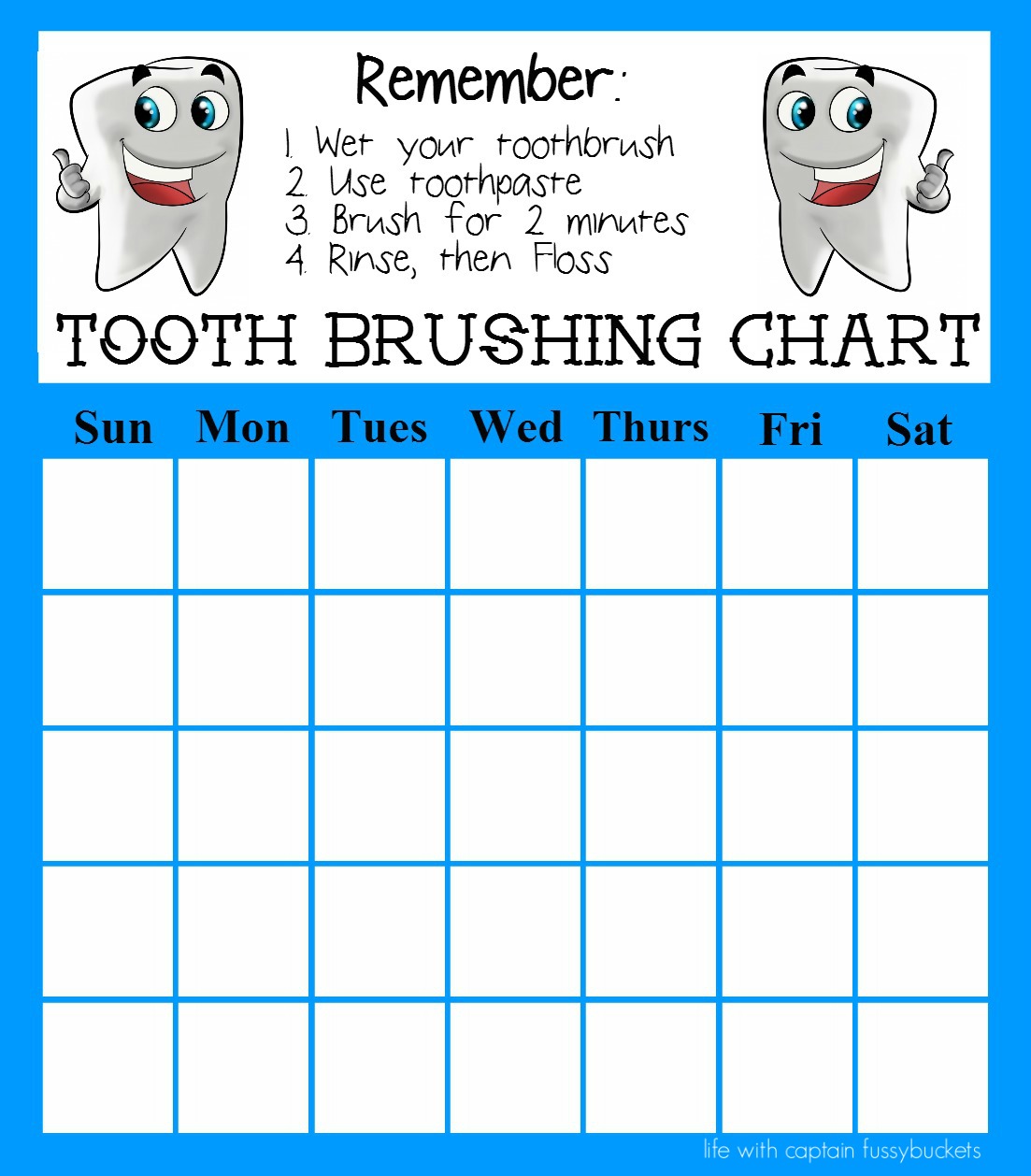 Complete tooth chart