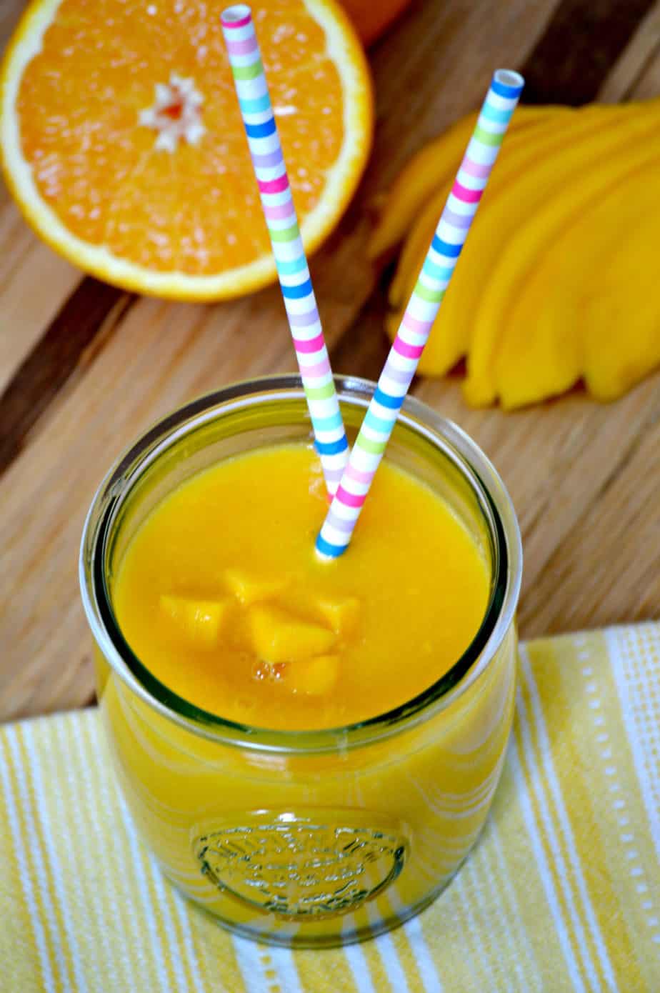 Start Your Morning With a Refreshing Orange Mango Drink