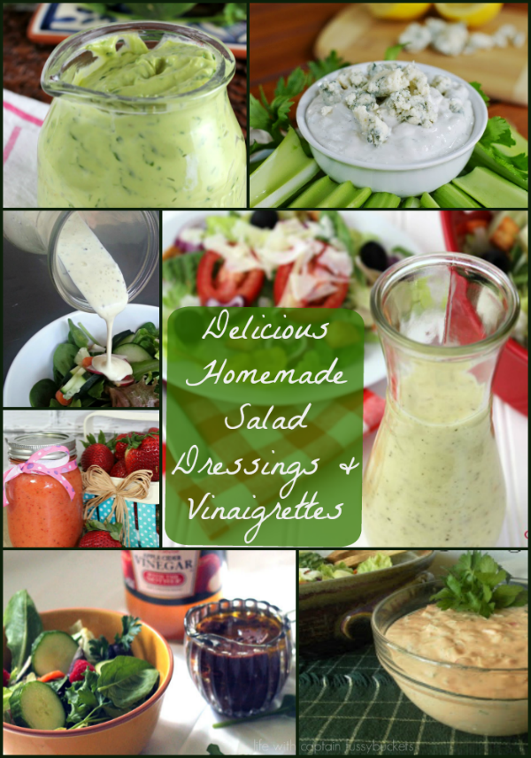 Delicious Homemade Salad Dressing & Vinaigrette Recipes