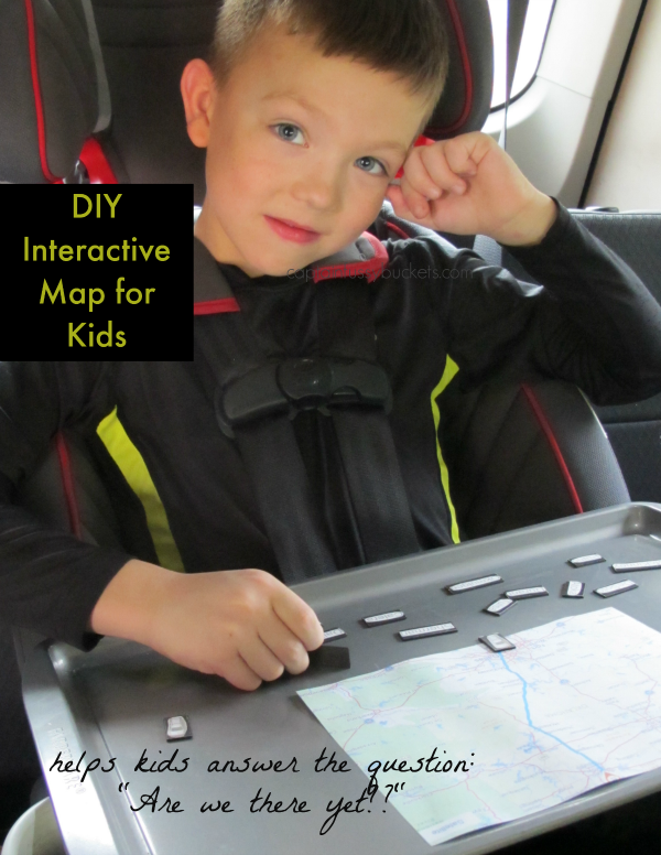 DIY Interactive Map for Kids #FuelTheLove ad