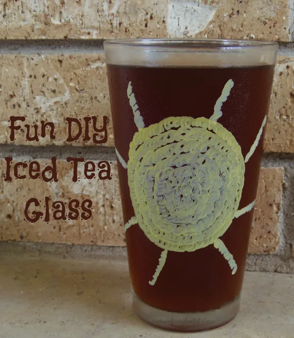 DIY Iced Tea Glass