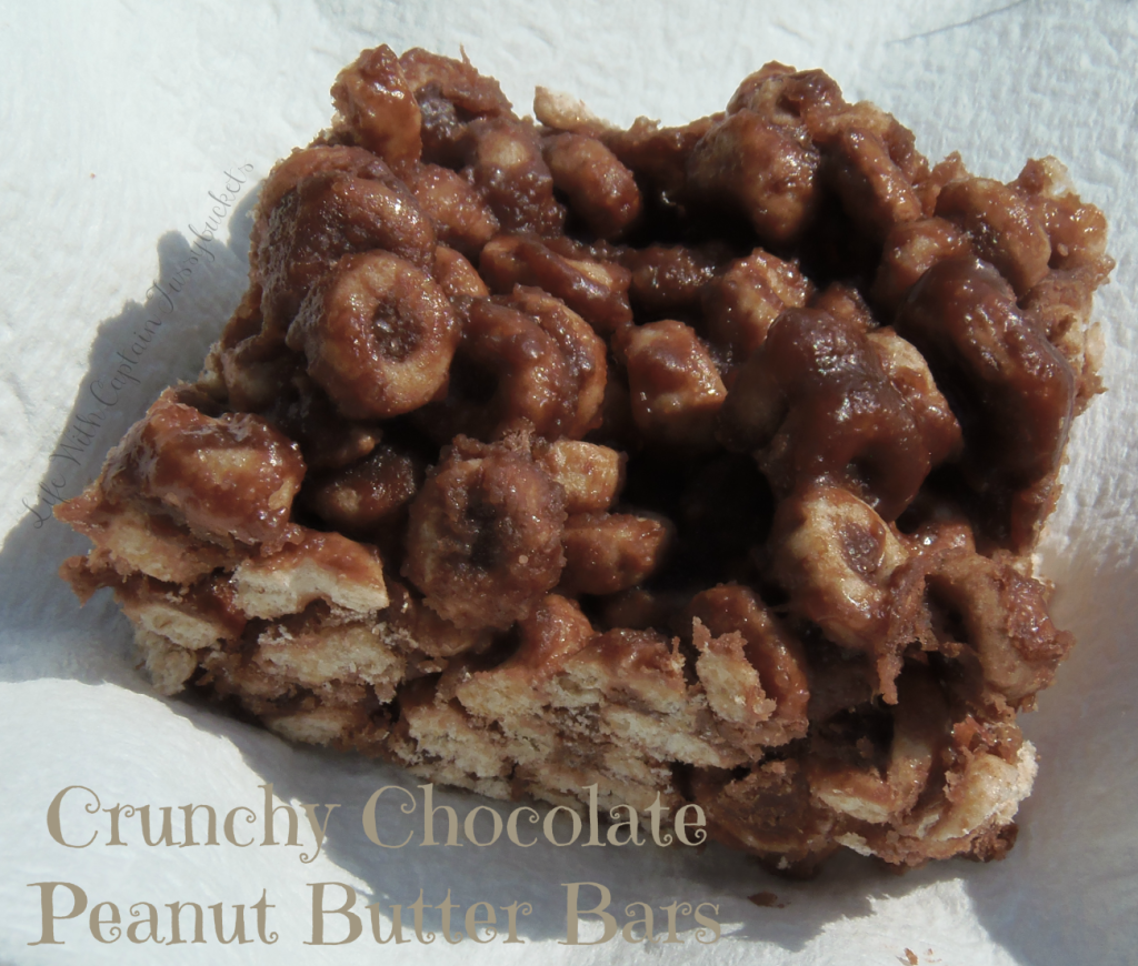 Crunchy Chocolate Peanut Butter Bars
