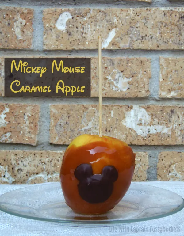 Mickey Mouse Caramel Apple