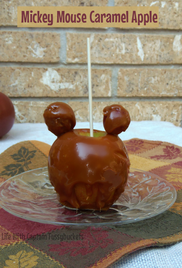 Mickey Mouse Caramel Apple