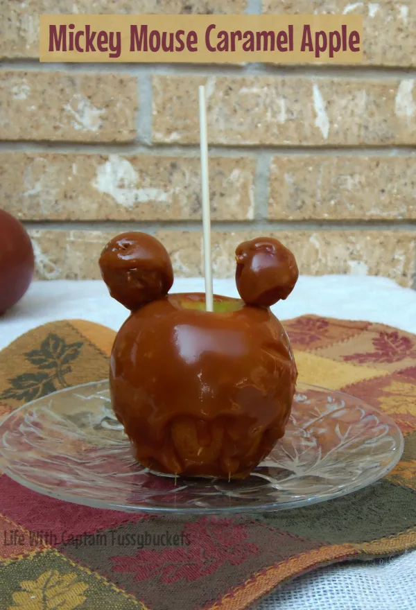 Mickey Mouse Caramel Apple