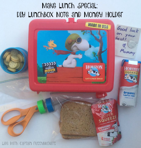 Make Lunch Special: DIY Lunchbox Note and Money Holder
