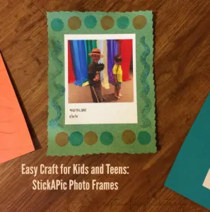 stickapic photo frames craft for kids