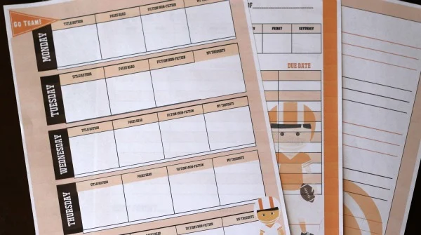 printable planner for kids