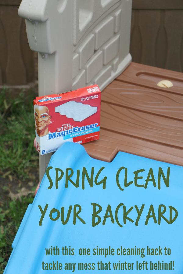 spring clean your backyard