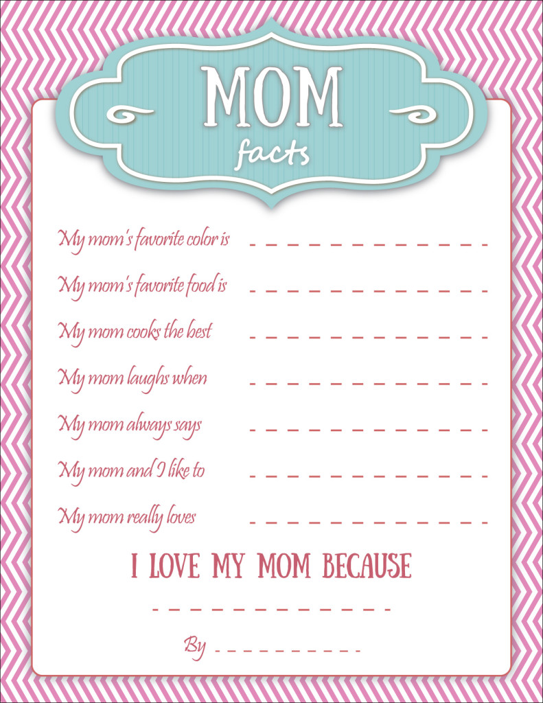 mother's day printables