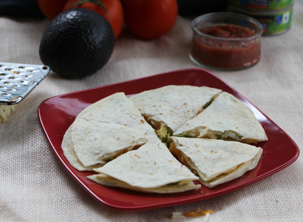 albacore tuna quesadilla