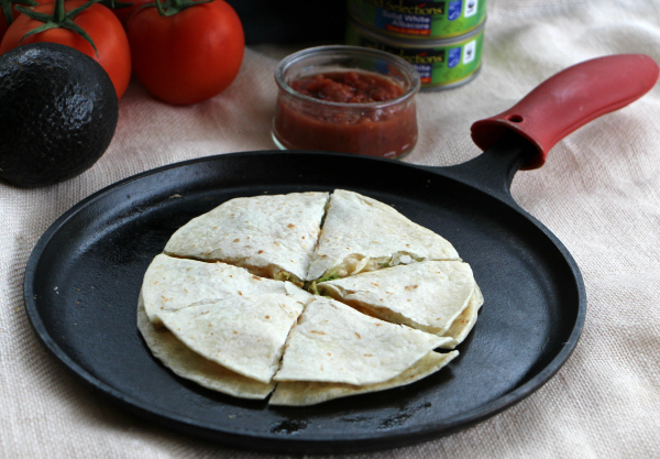 albacore tuna quesadilla