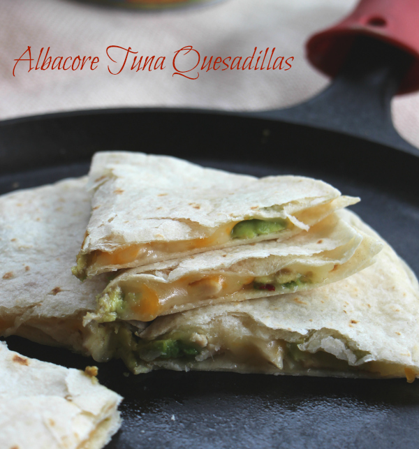 albacore tuna quesadillas