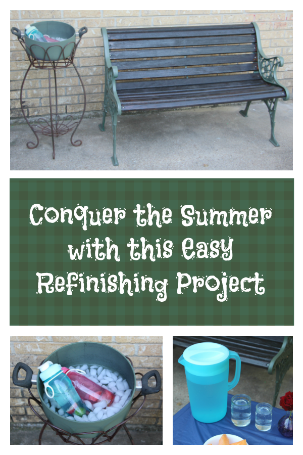 Conquer the Summer With This Easy Refinish Project AD #ColorYourSummer