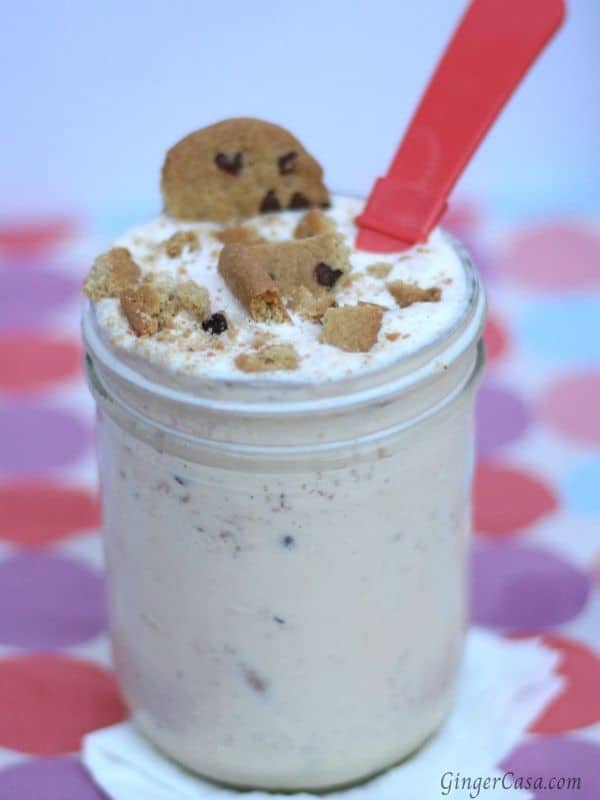 chocolate chip cookie milkshake