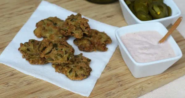 Jalapeño Dippers with Salsa Cream AD