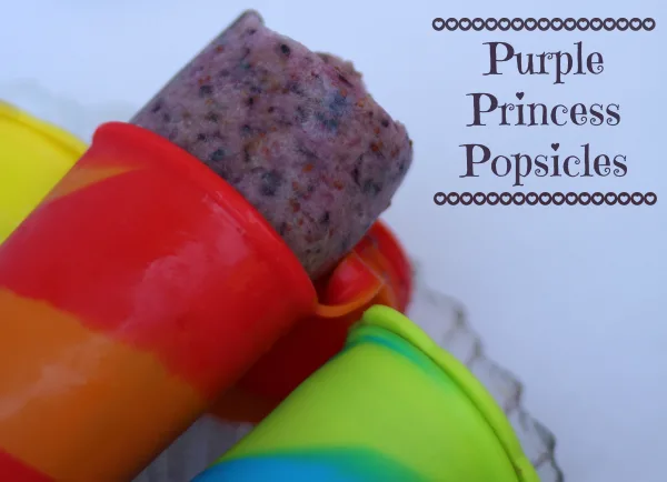 purple princess popsicles