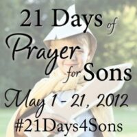 21 Days of Prayer for Sons