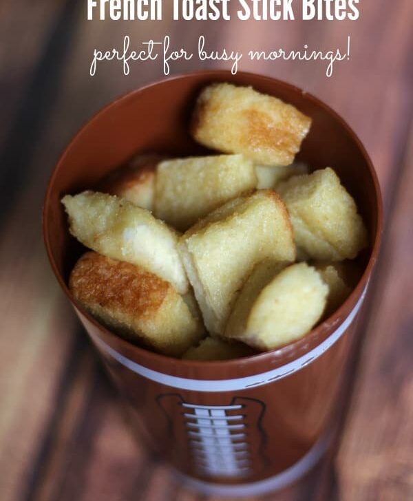 Busy Morning?  French Toast Stick Bites Breakfast Hack For The Win!