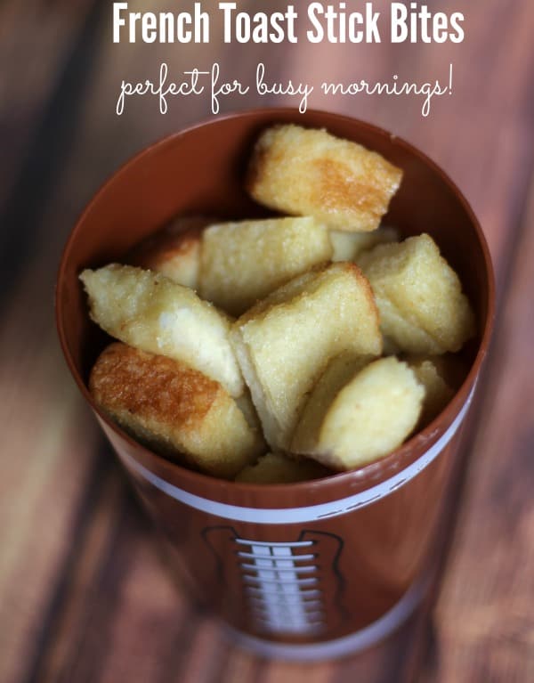 Busy Morning?  French Toast Stick Bites Breakfast Hack For The Win!