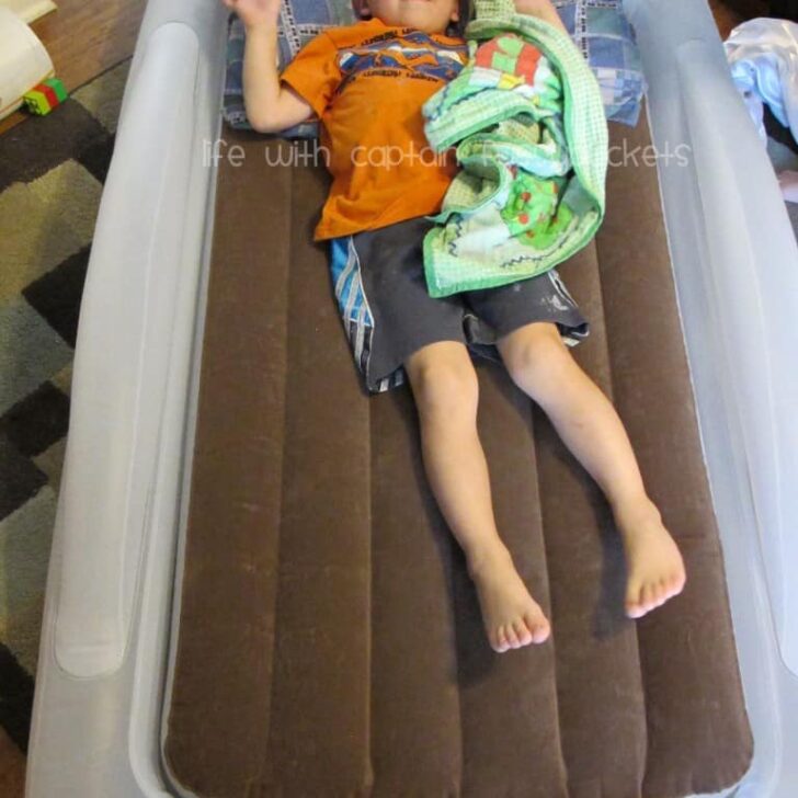 Traveling is Made Easy with The Shrunks Toddler Travel Bed!