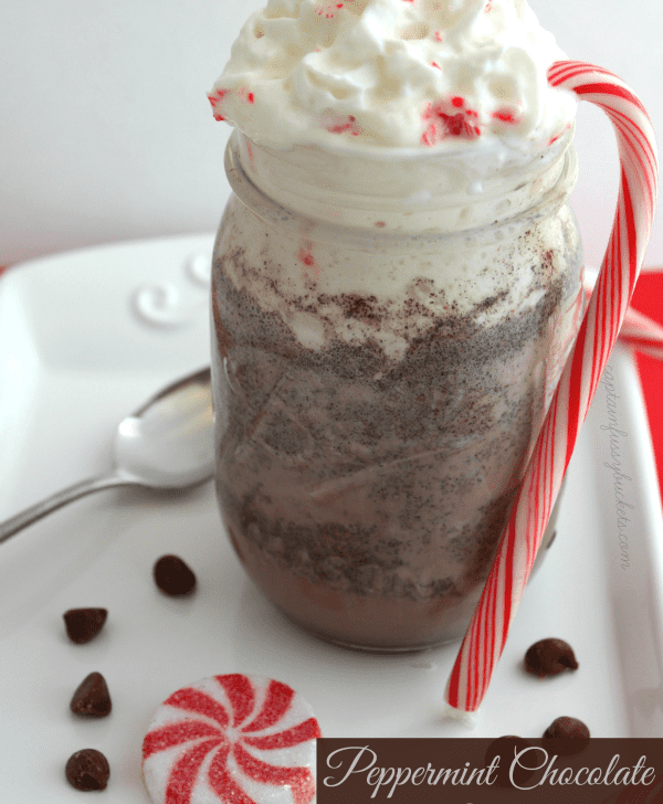 Peppermint Chocolate Chip Milkshake {Chick Fil A Copycat}