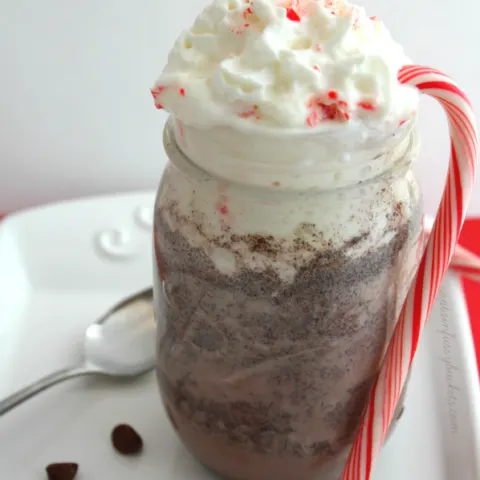 Peppermint Chocolate Chip Milkshake {Chick Fil A Copycat}