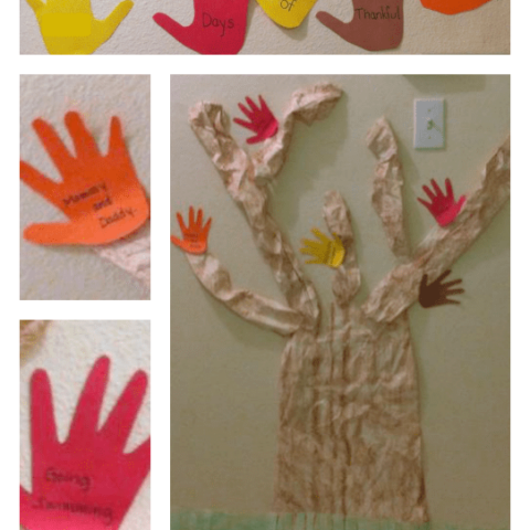 30 Days of Thankful Tree -Thanksgiving Craft for Kids