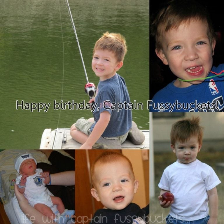 Happy Birthday, Captain Fussybuckets!