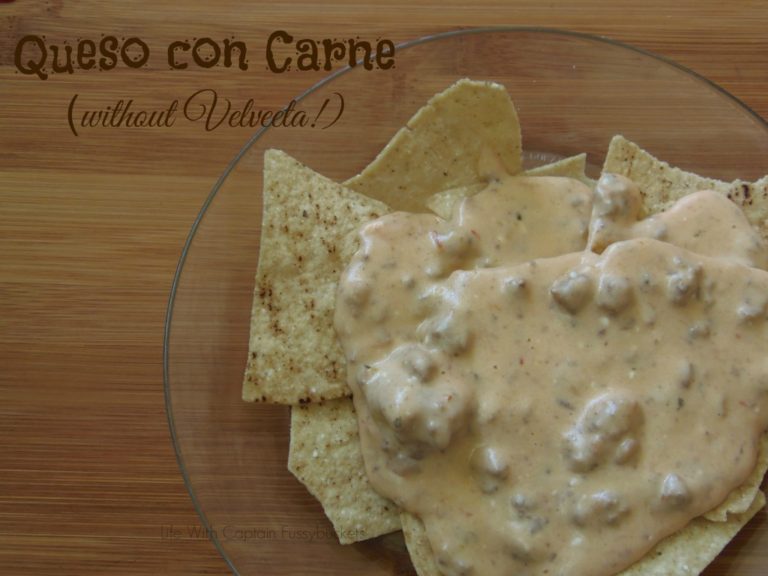 Queso con Carne (without Velveeta!)